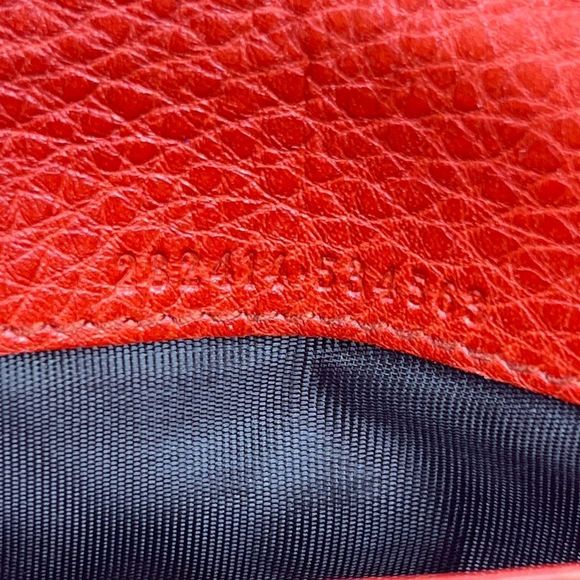 💯 AUTH Gucci Soho half flap wallet on chain - Picture 12 of 14